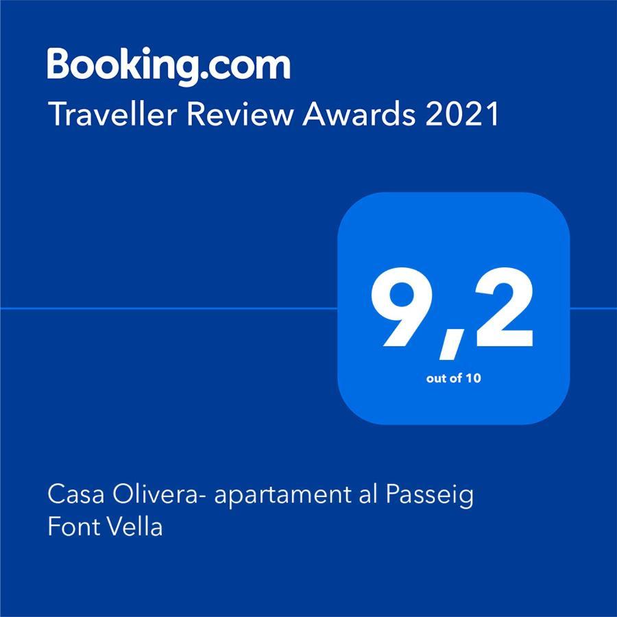 Casa Olivera- Apartament Al Passeig Font Vella Sant Hilari Sacalm Luaran gambar